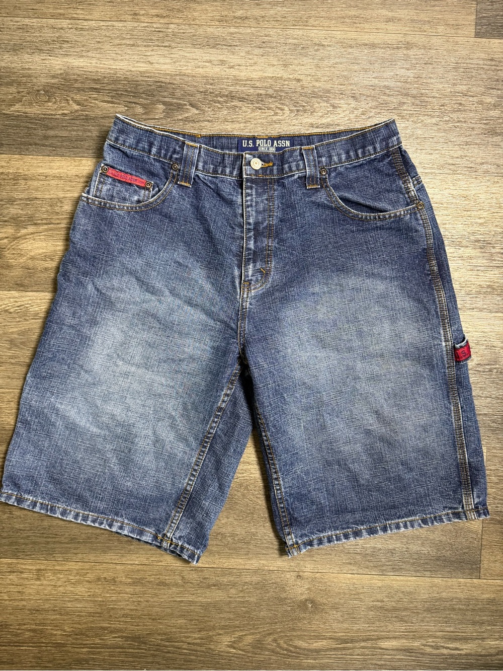 U.S. Polo Assn. Men's Blue Denim Shorts
